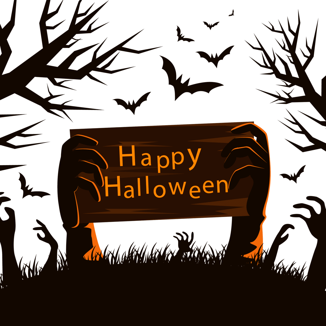 Happy halloween image clipart