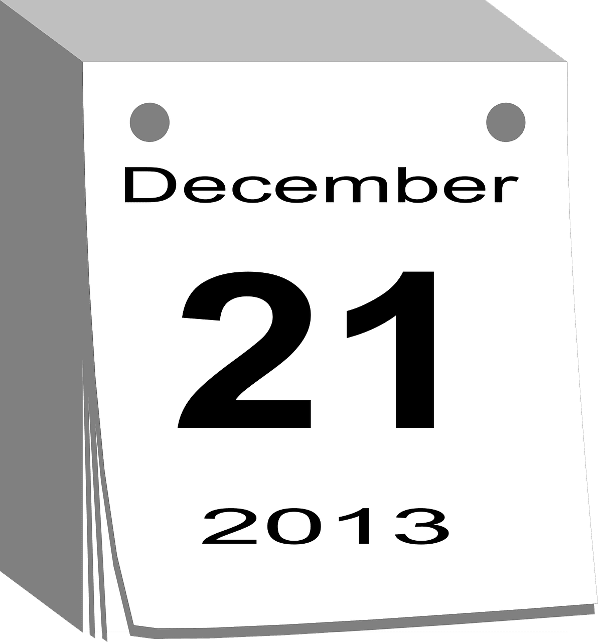 The calendar december month image clipart