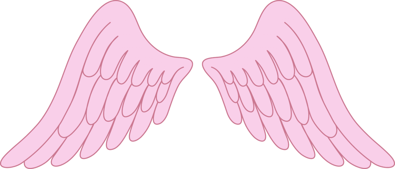 Baby angel wings vector art images clipart and halo