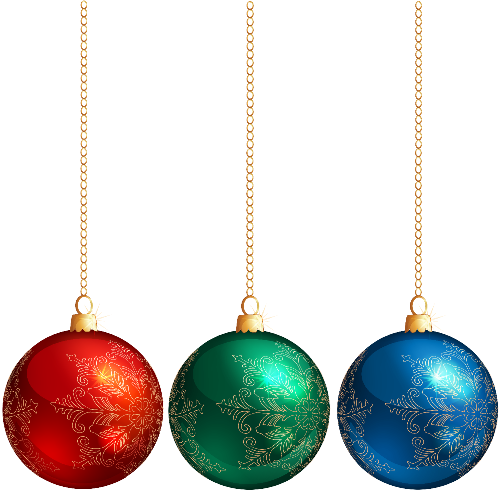 Christmas ornament hanging ornaments clipart image