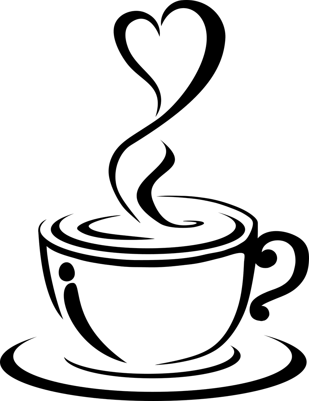 Coffee cup pin page clipart picture