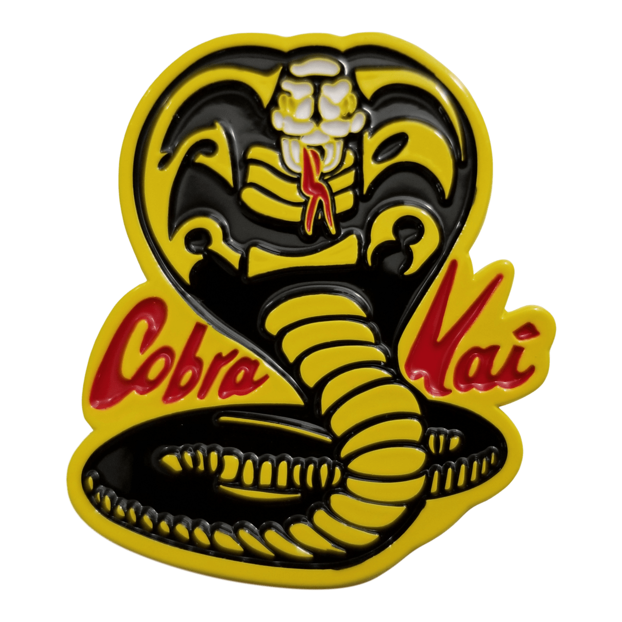 Snake the karate kid cobra kai logo enamel pin heroes clipart