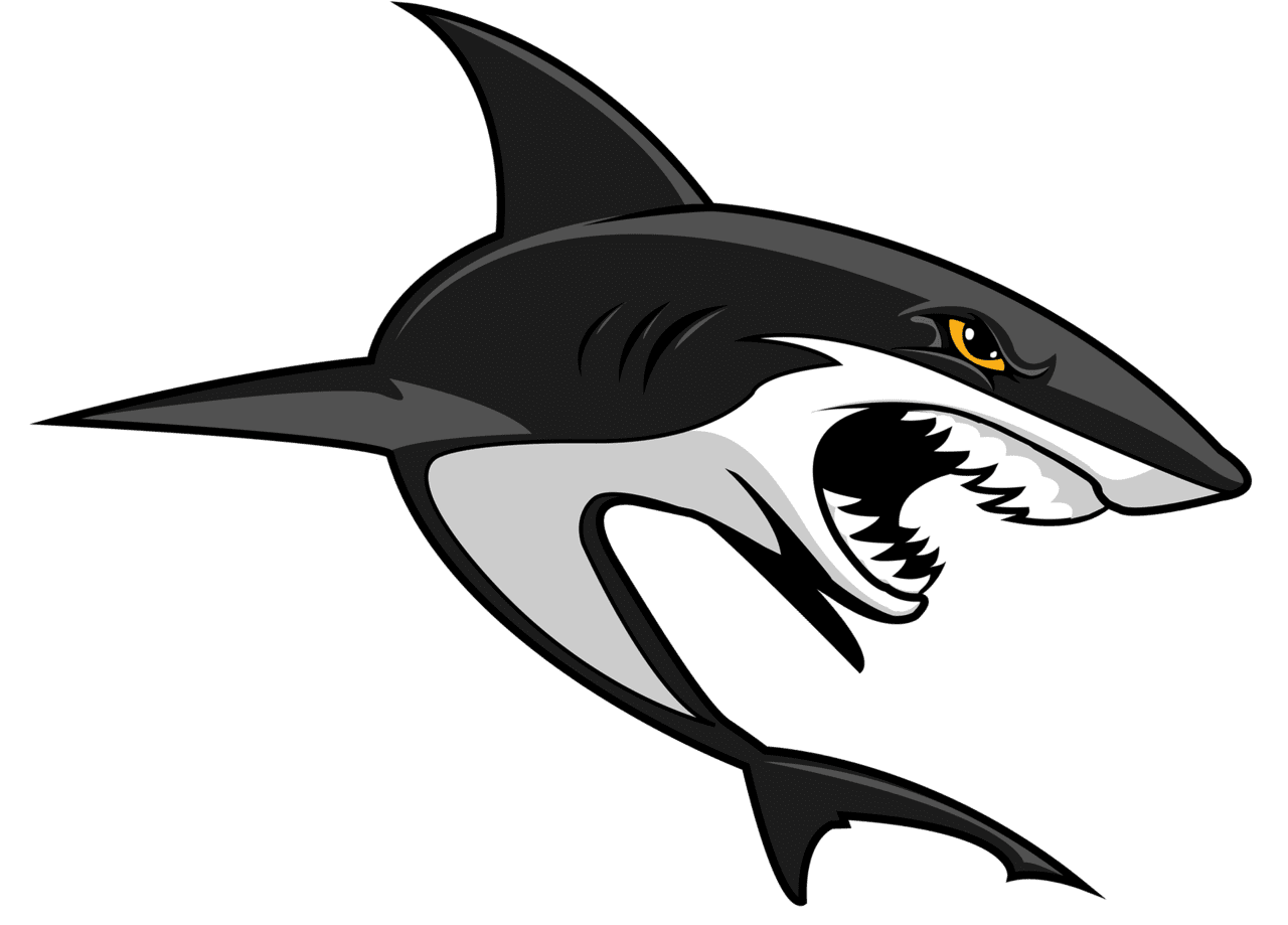 Olle pettersson shark art logo clipart