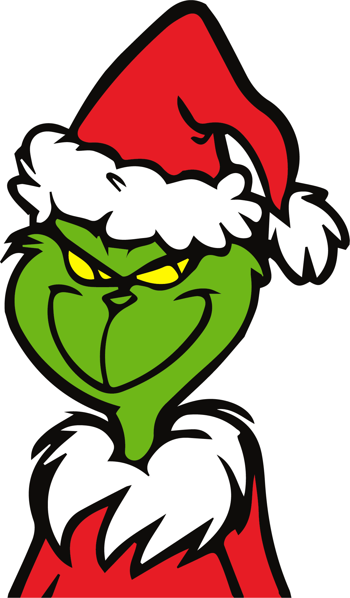 Grinch christmas bundle clipart image