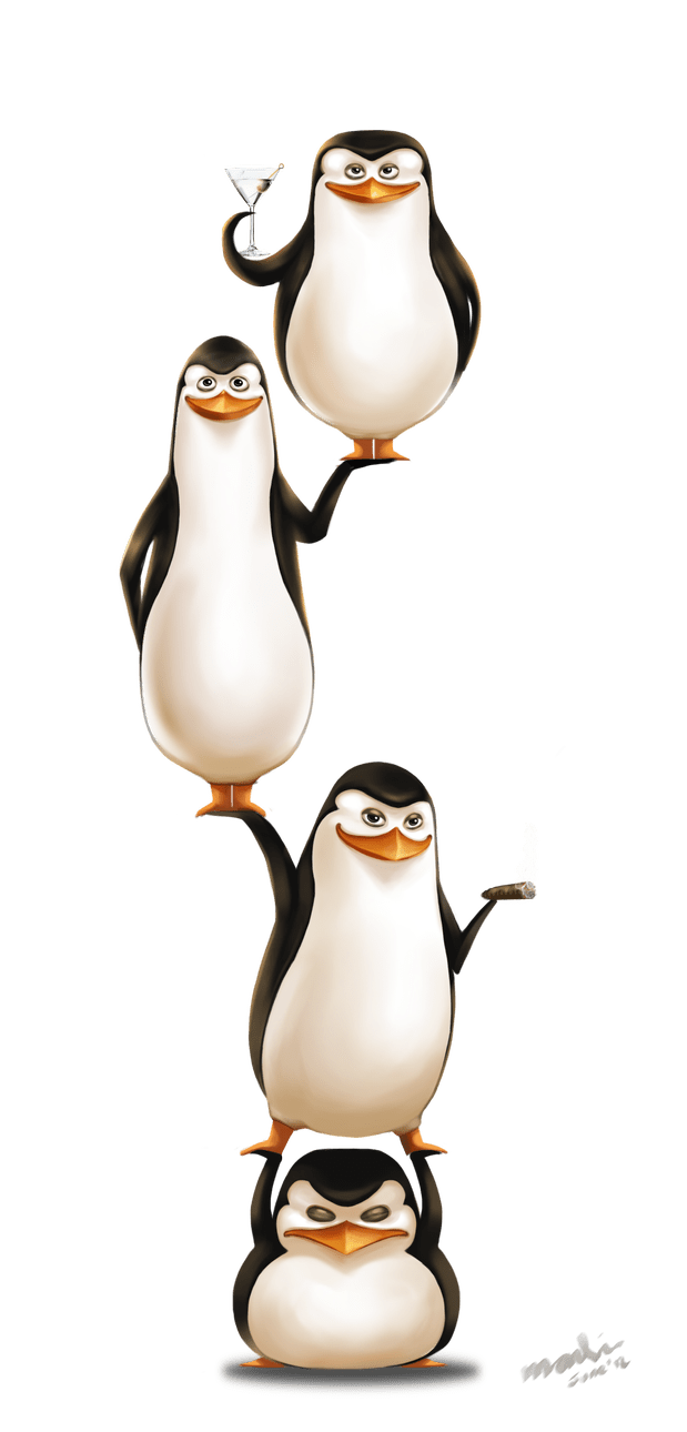 Madagascar penguin by mardenoir deviantart clipart picture