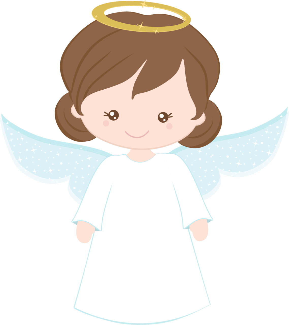 Angel pin page clipart free