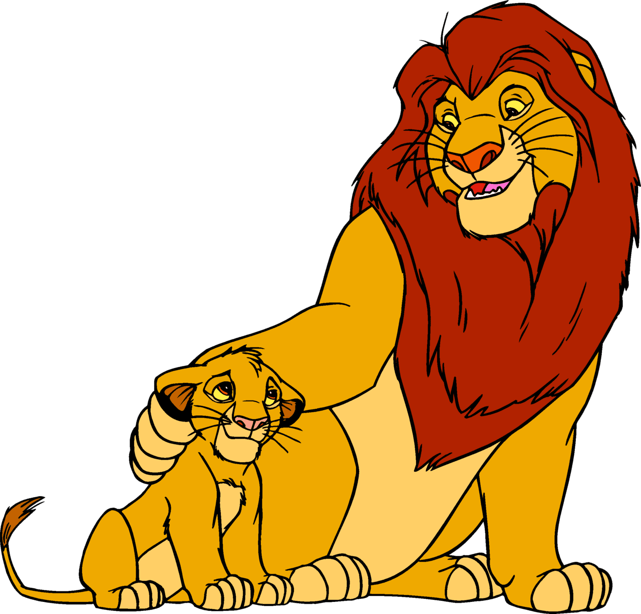 Lion pin page clipart picture