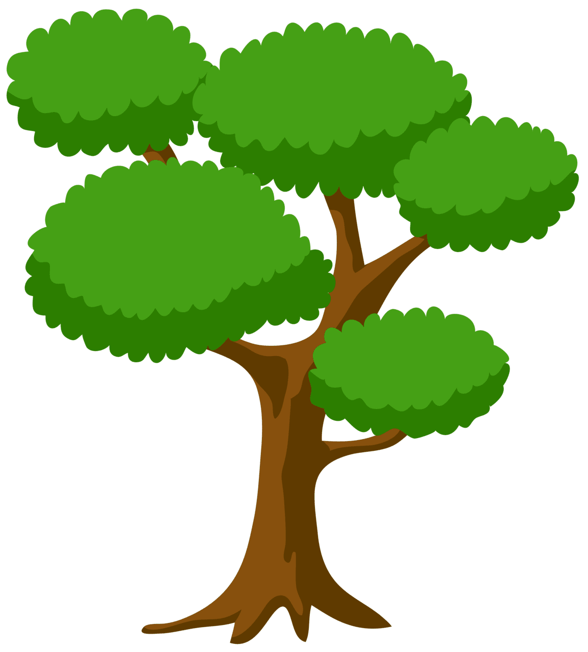 Tree large clip art image clipart