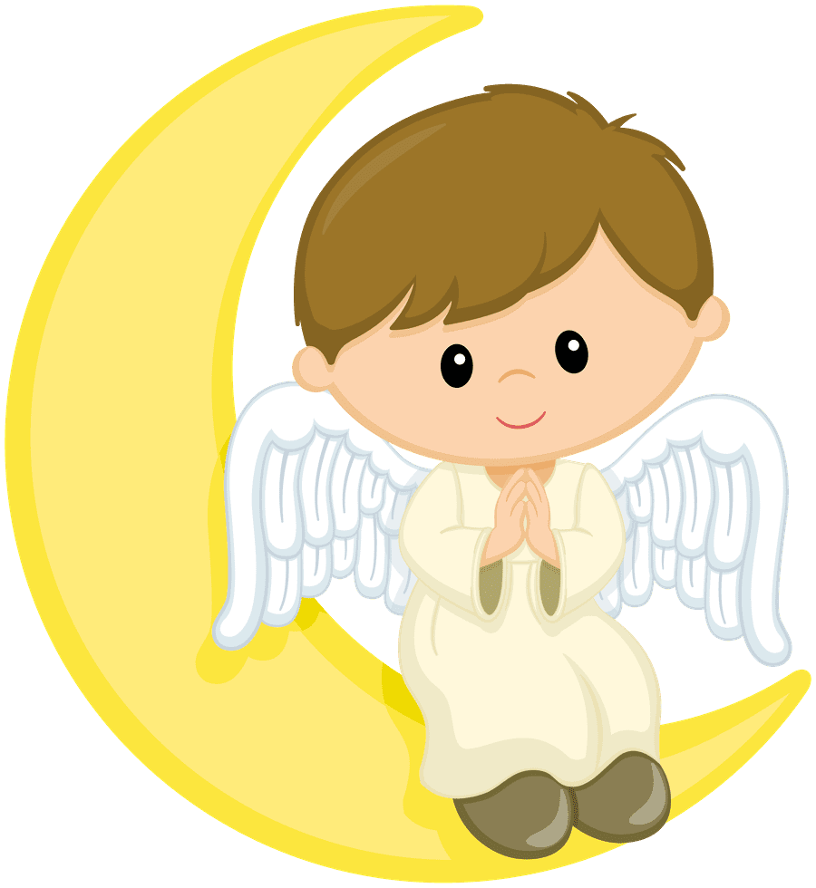 Angel pin page clipart free 4