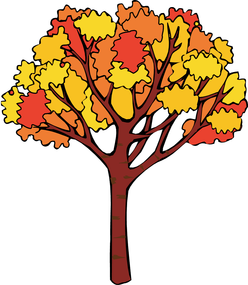 Autumn pin page clipart transparent