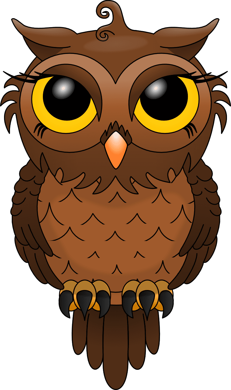 Brown owl by gribba deviantart clipart image