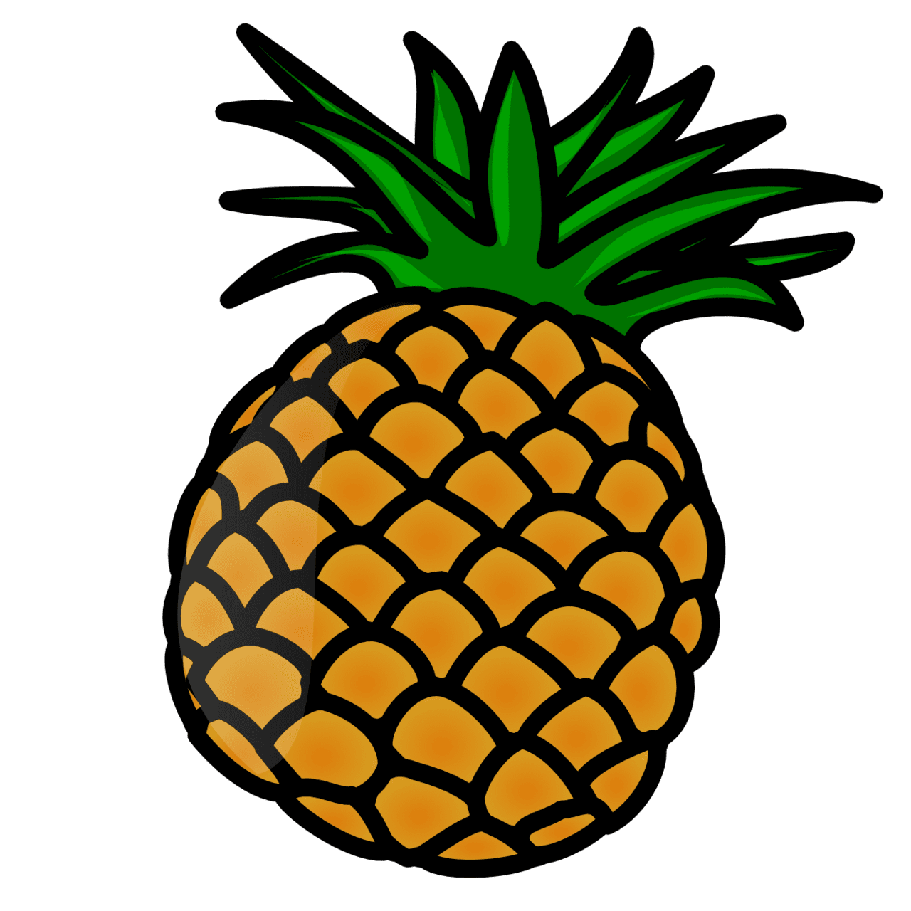 Pineapple clipart image