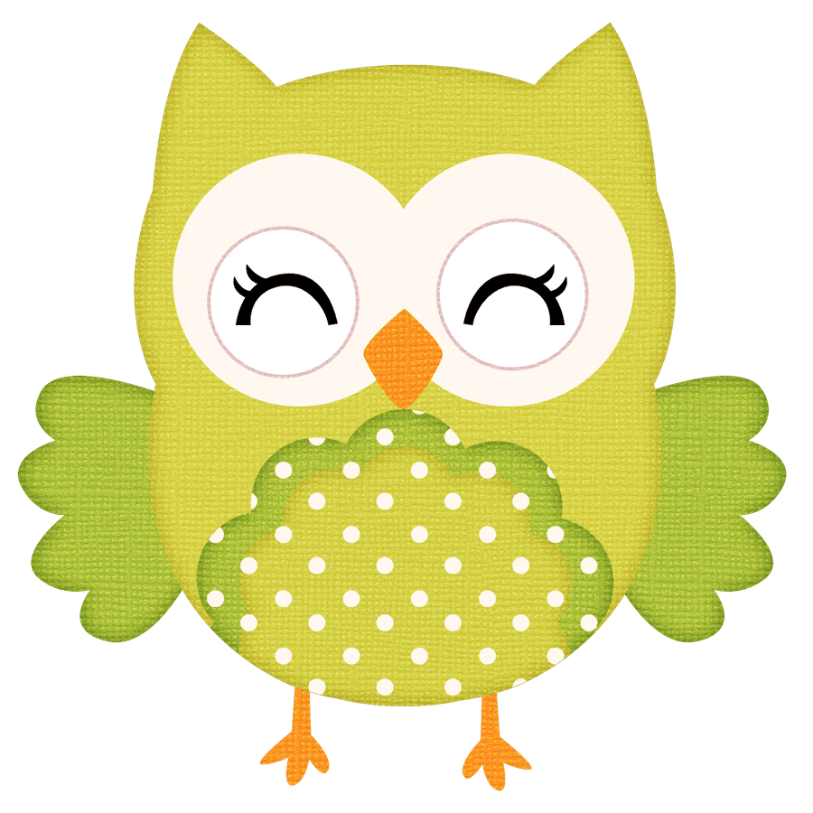 Owl pin page clipart background 5