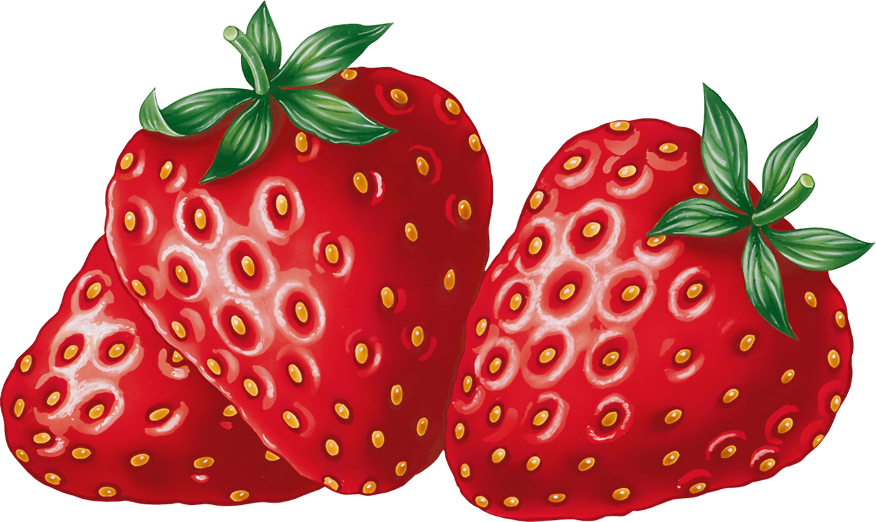 Strawberry clipart background