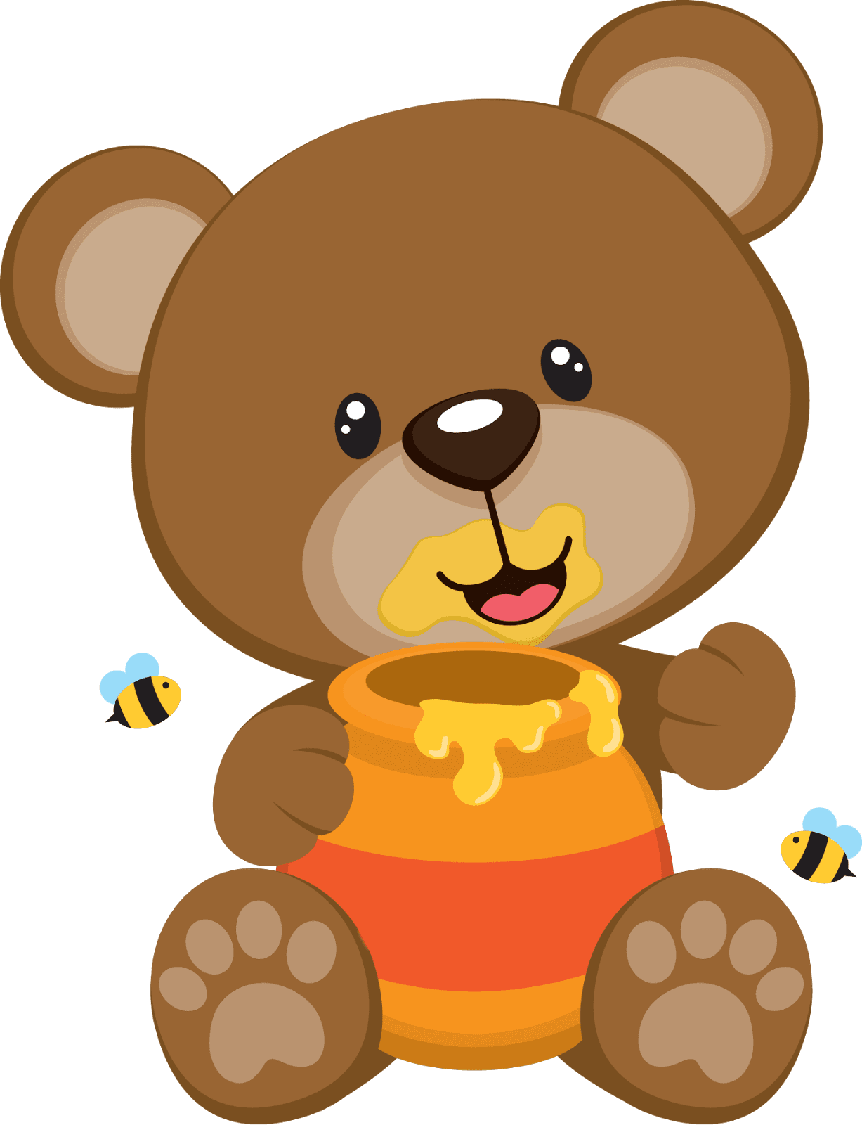 Teddy bear ursinho marrom clipart free