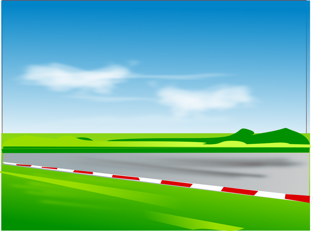 Golf race track clipart vector