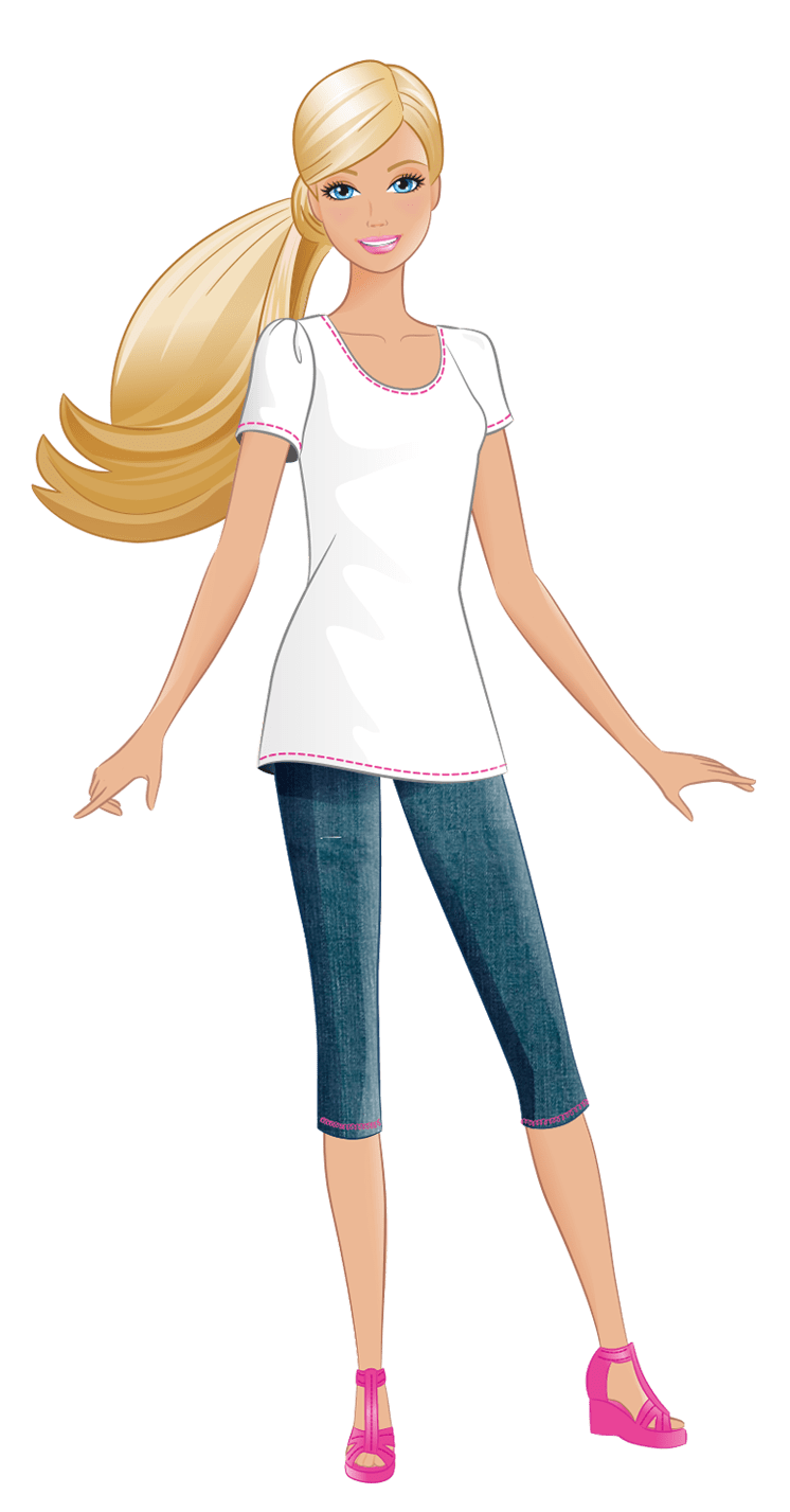 Barbie clipart transparent