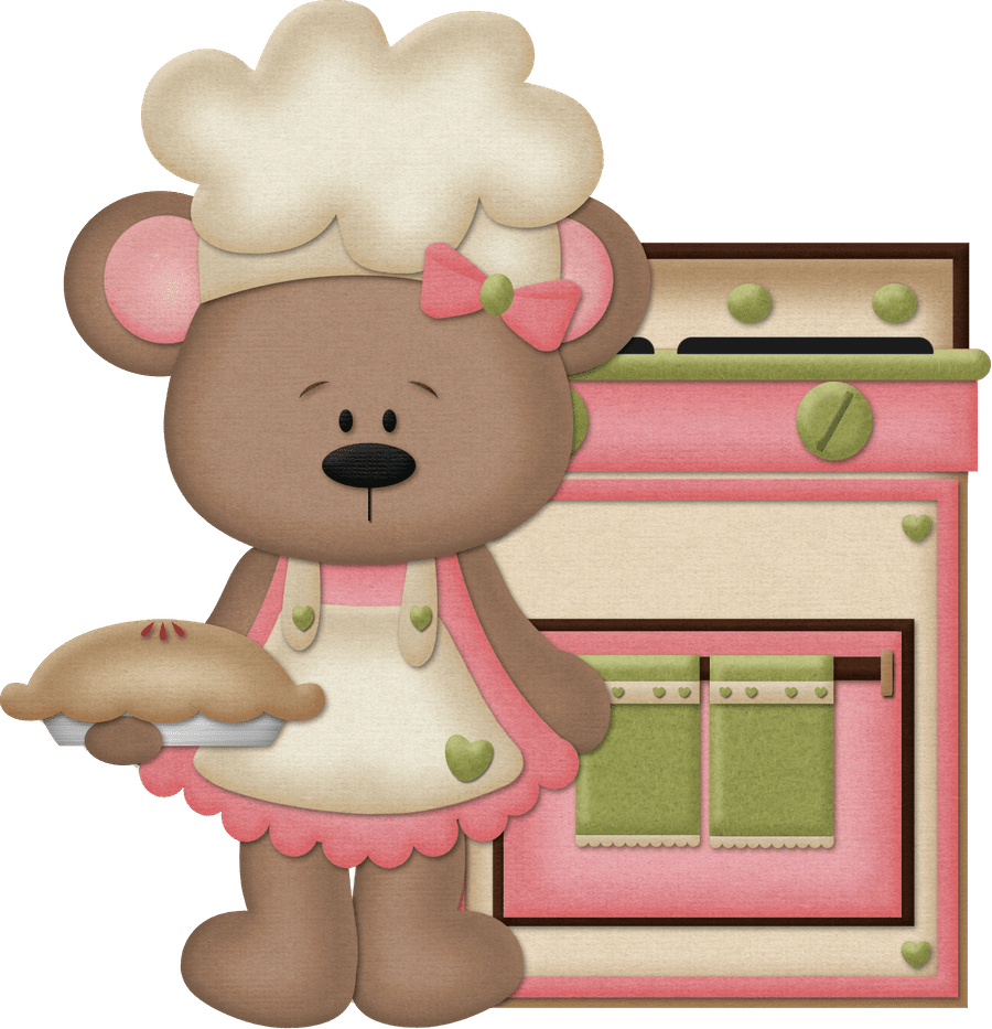 Teddy bear pin page clipart image 6