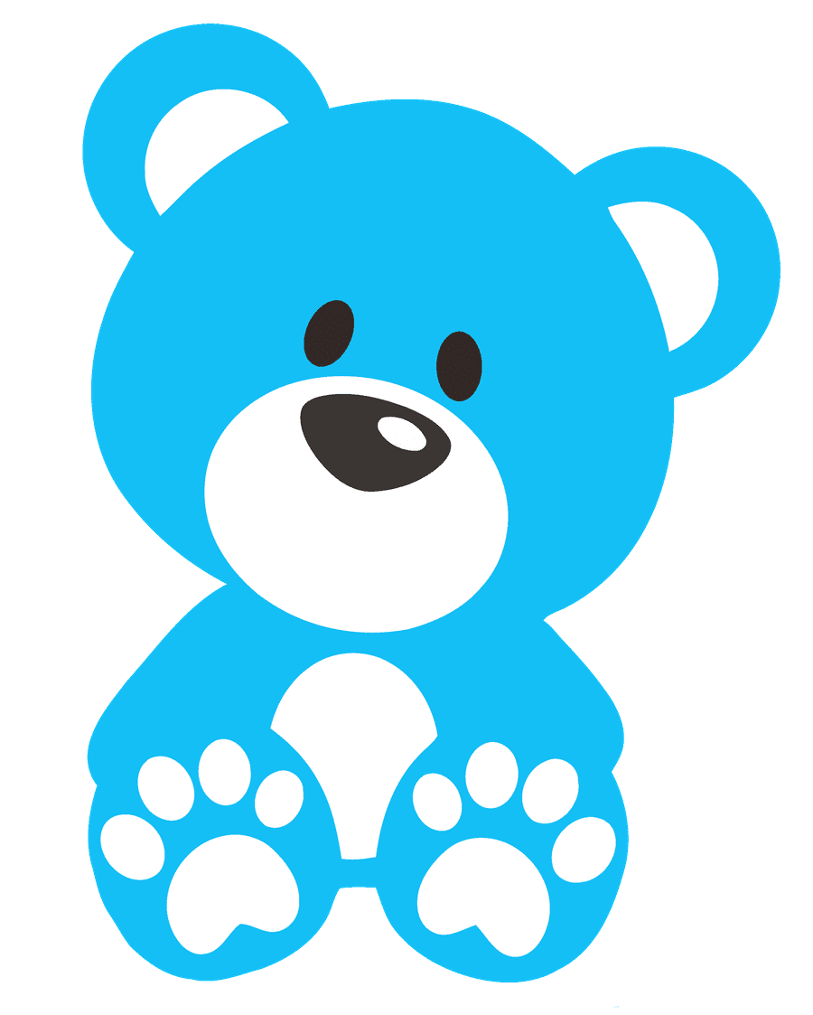 Teddy bear pin page clipart photo 2