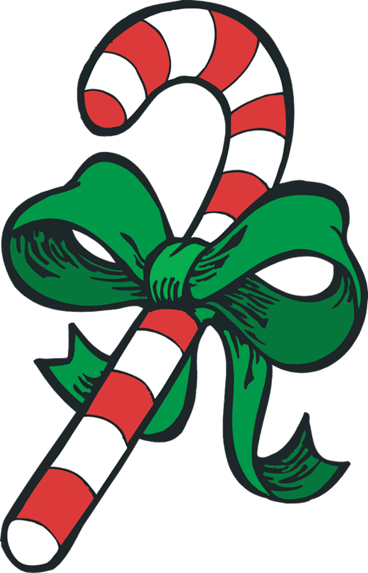 Grinch who invented candy canes clipart picture