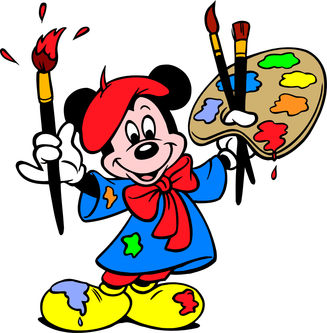 Mickey mouse pin page clipart picture 3