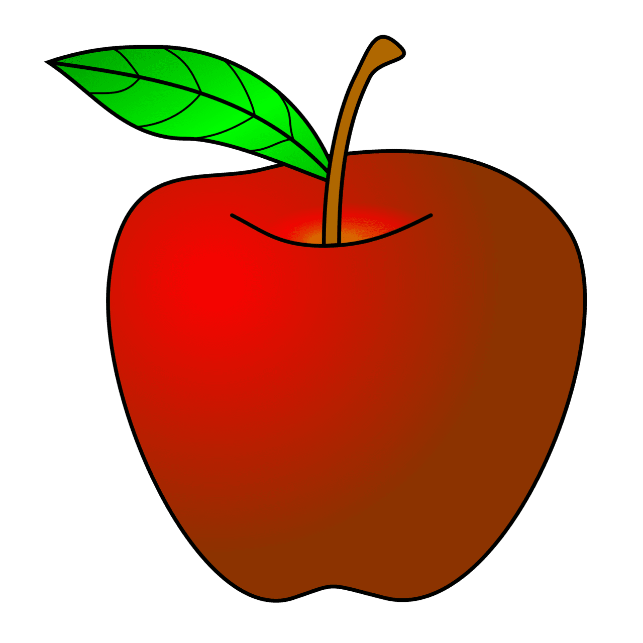 Red apple cliparts shop of clipart library transparent