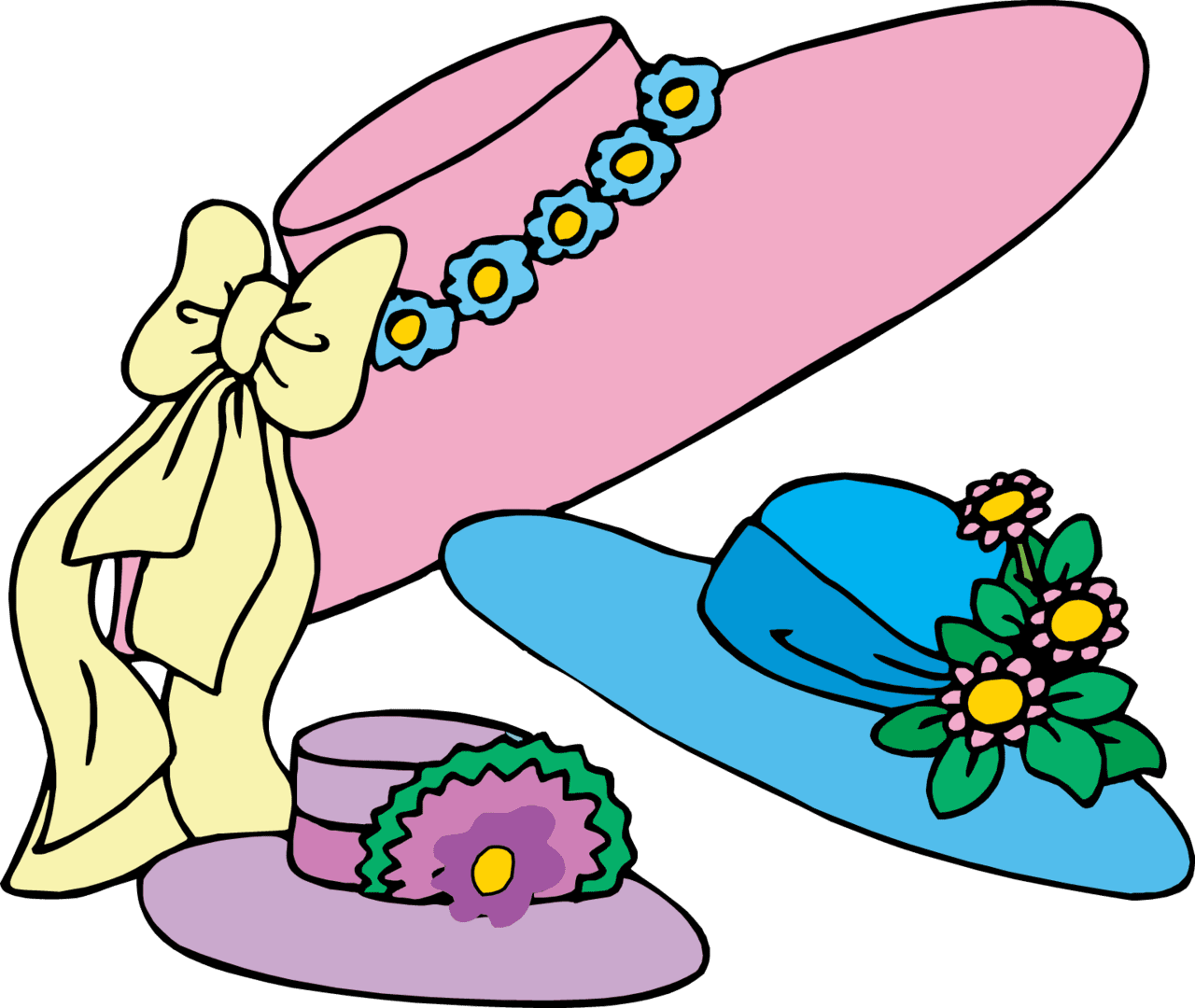 Hat easter sunday clipart cliparts co mad suggest image