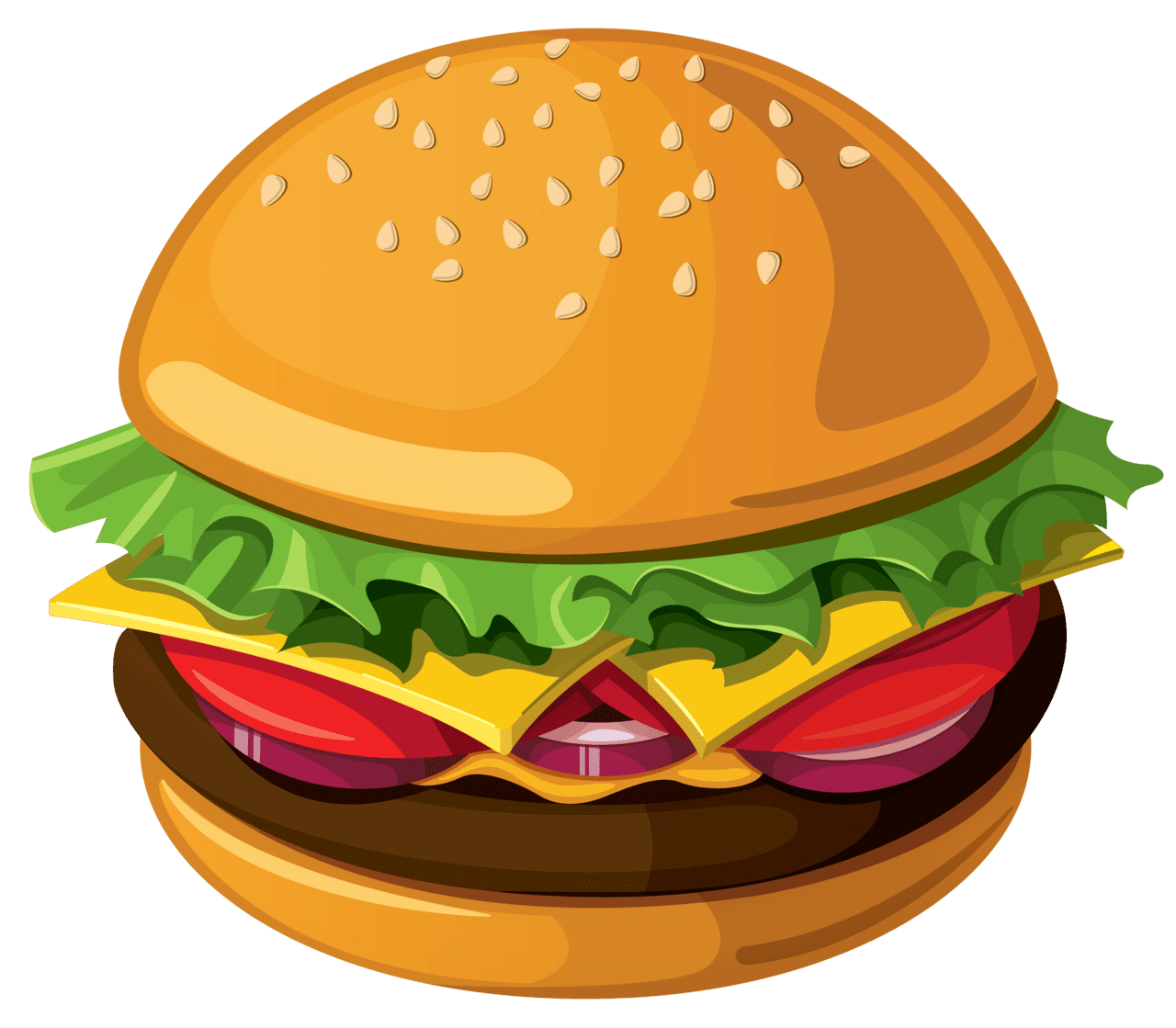 Food hamburger vector picture clipart