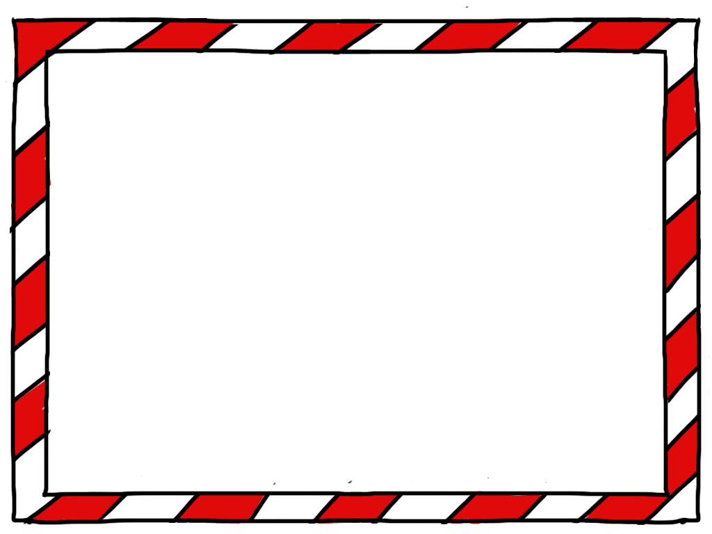 Christmas border themed frame design clipart logo