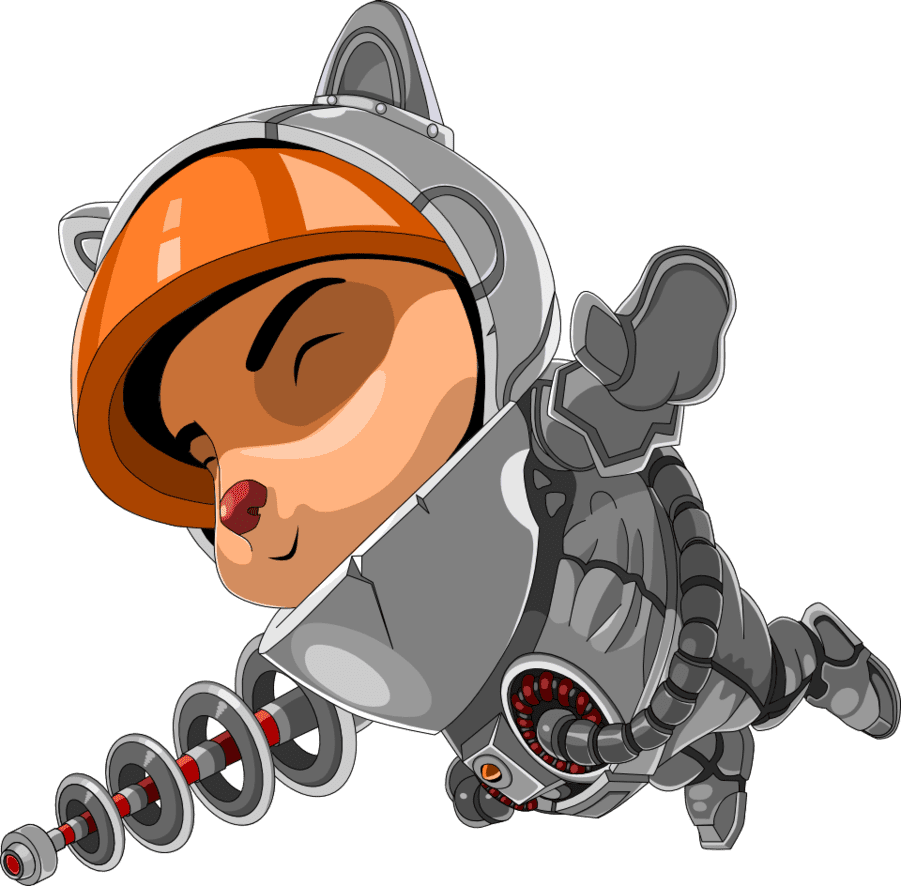 Astronaut pin page clipart logo 2