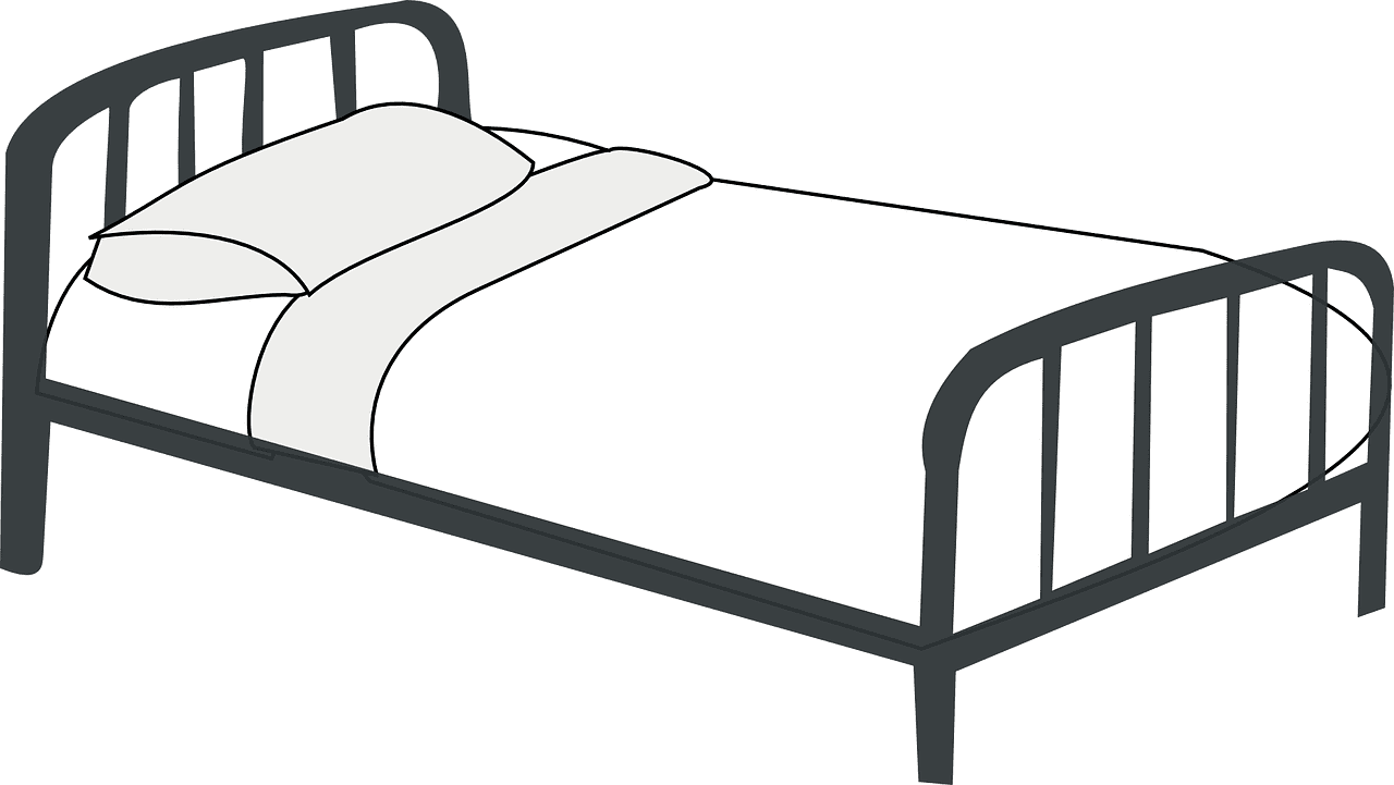 Bed pin page clipart free