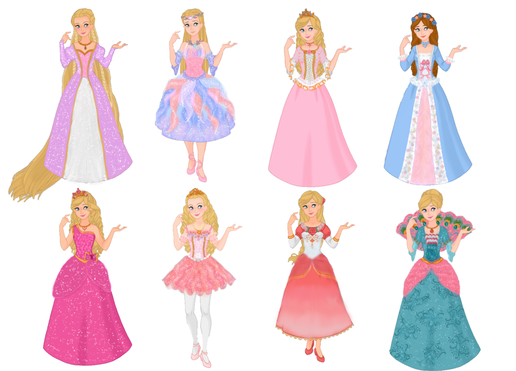 Barbie pin page clipart image 2