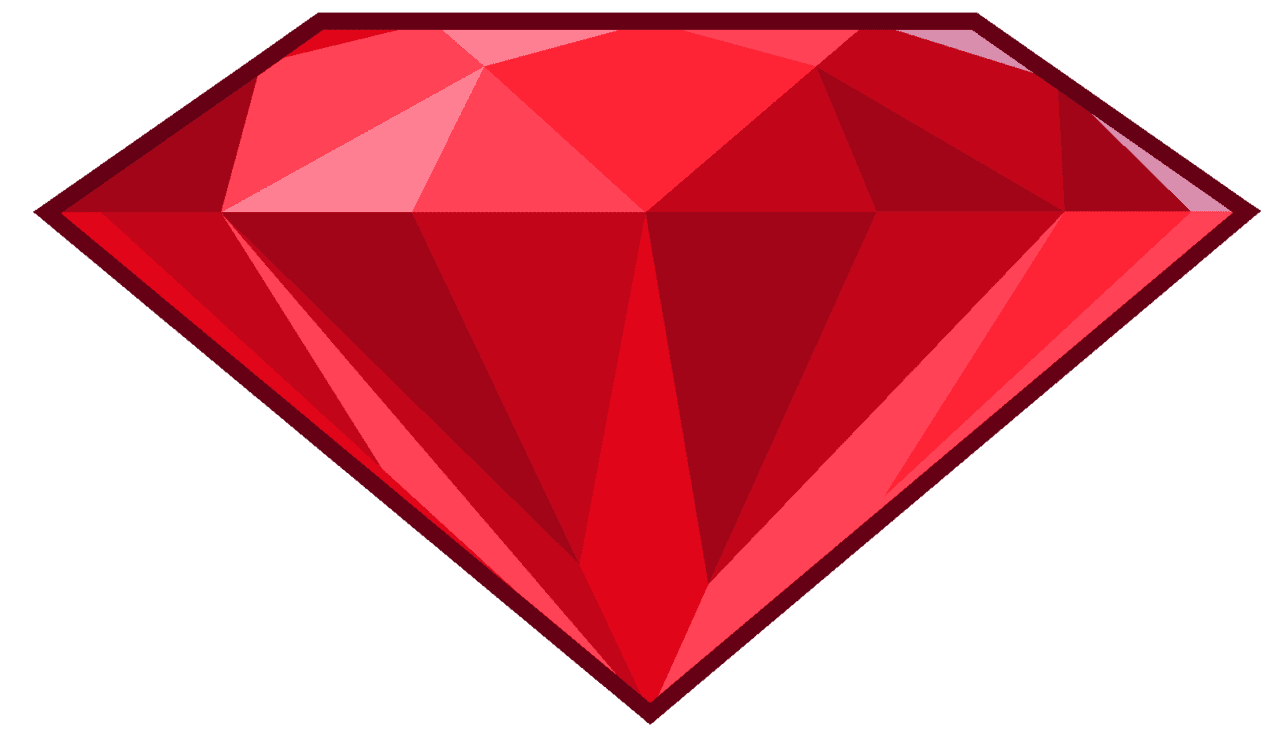 Diamond ruby gem clipart logo