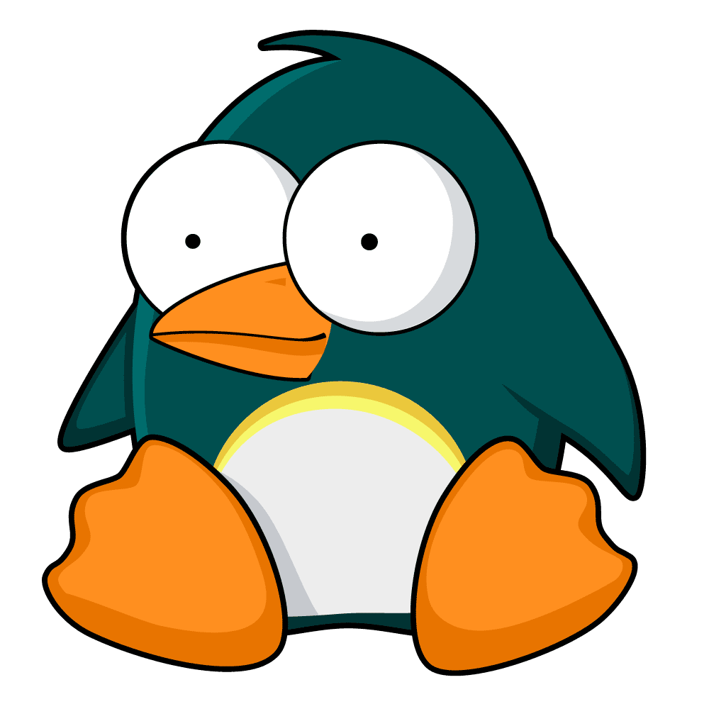 Penguin cartoon clipart clip art