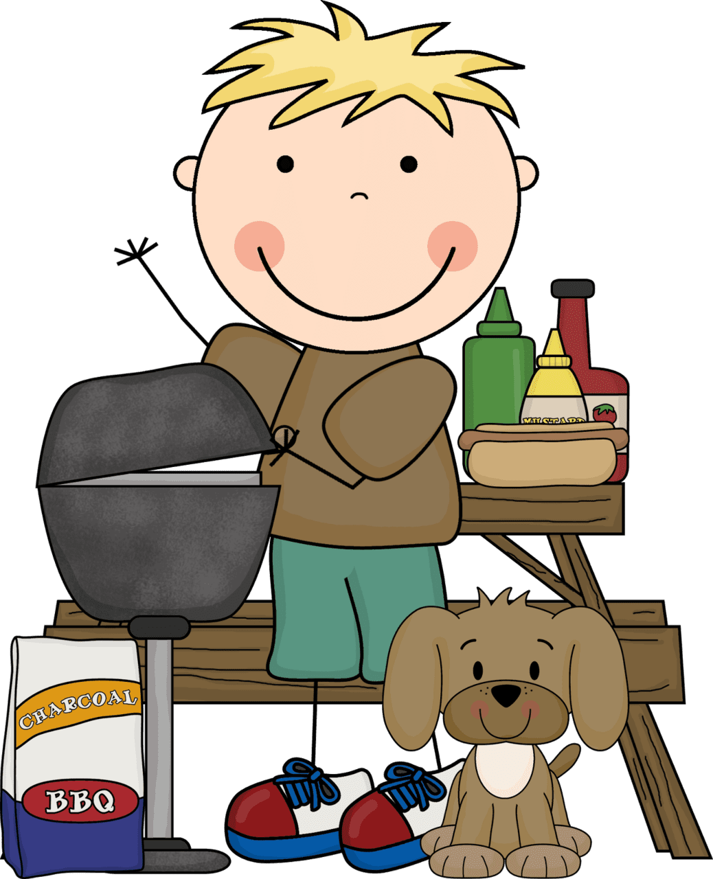 Cooking scrappin doodles hiking clipart clip art