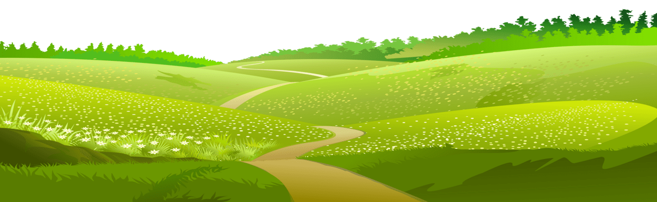 Grass meadow ground clipart image