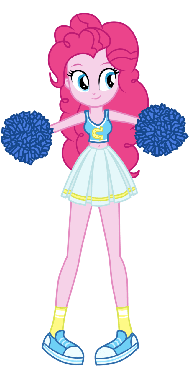 Cheer leader pinkie pie by mixiepie deviantart clipart background