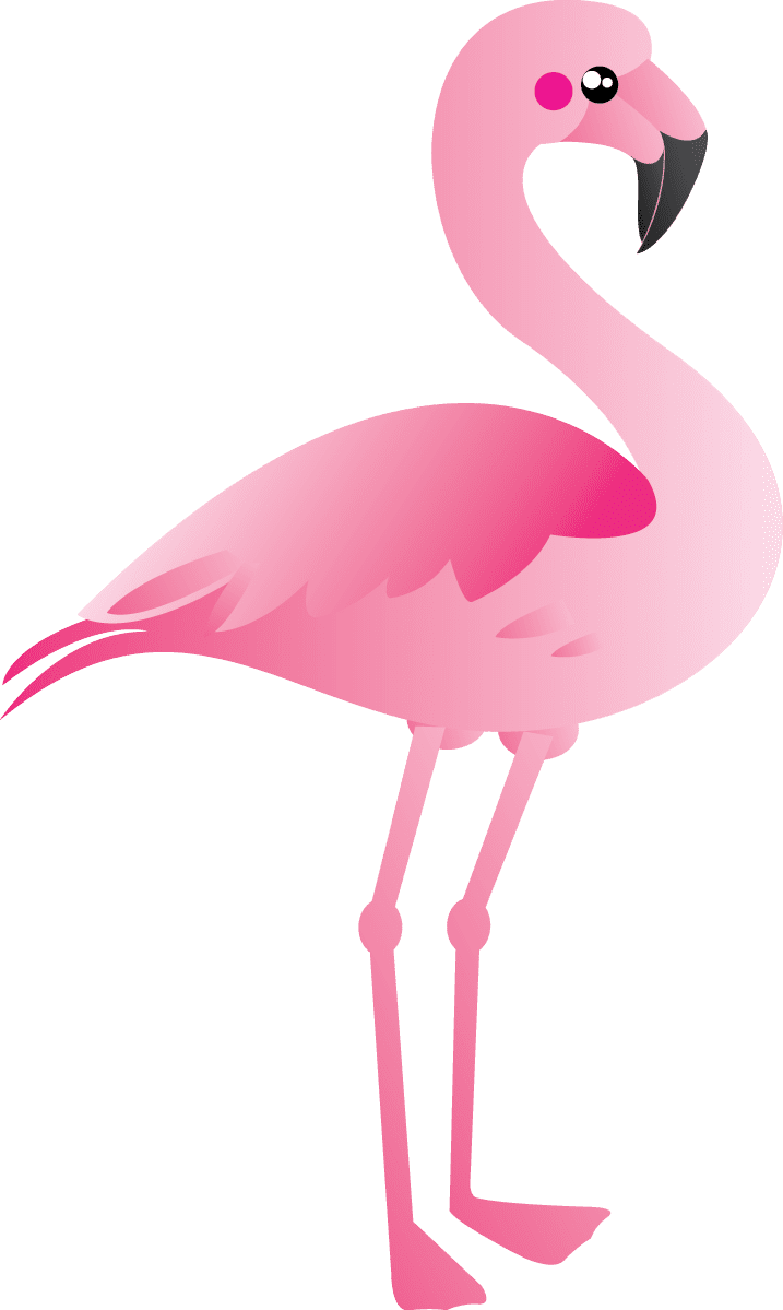 February to use flamingo clipart best vector