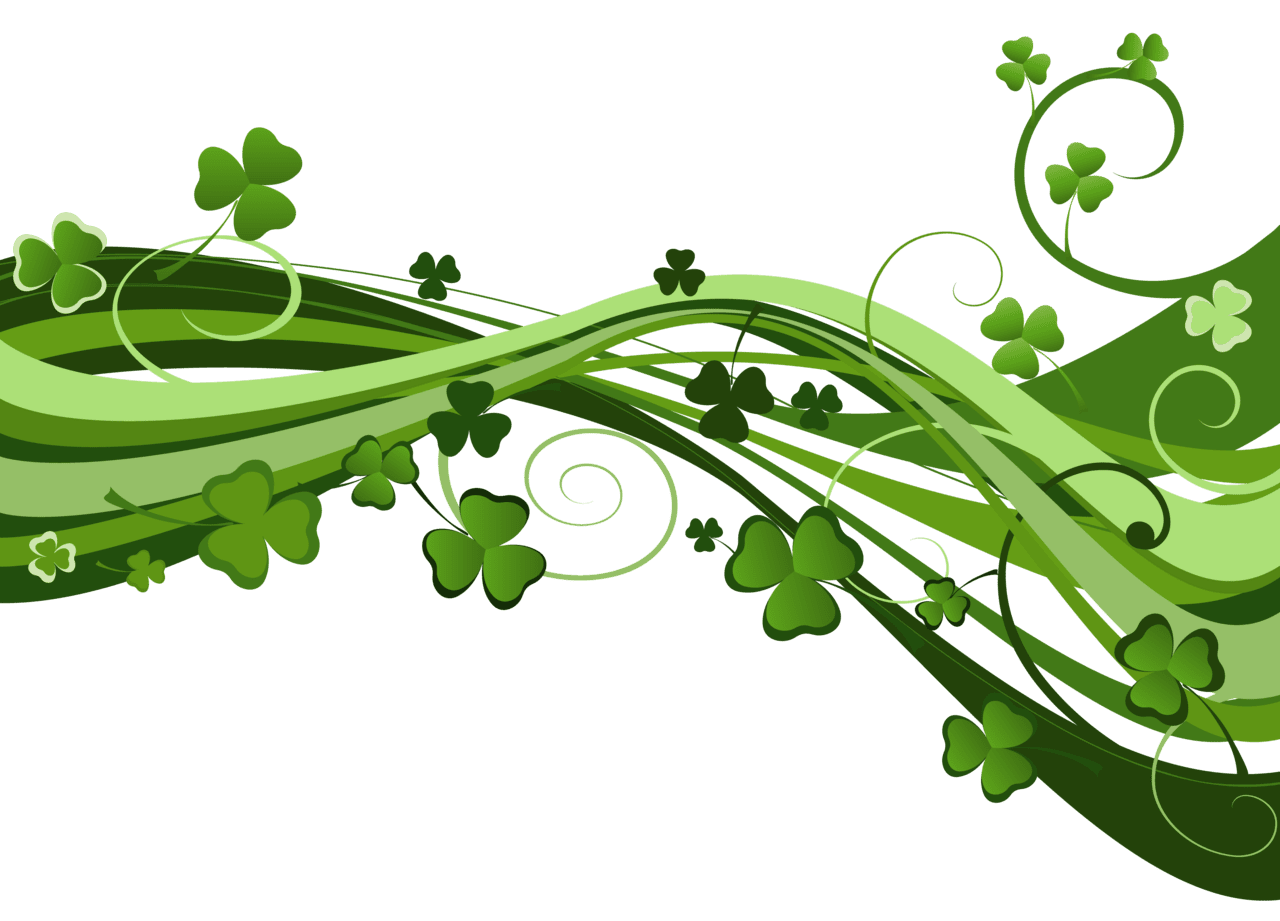 St patricks day shamrock decor clipart logo