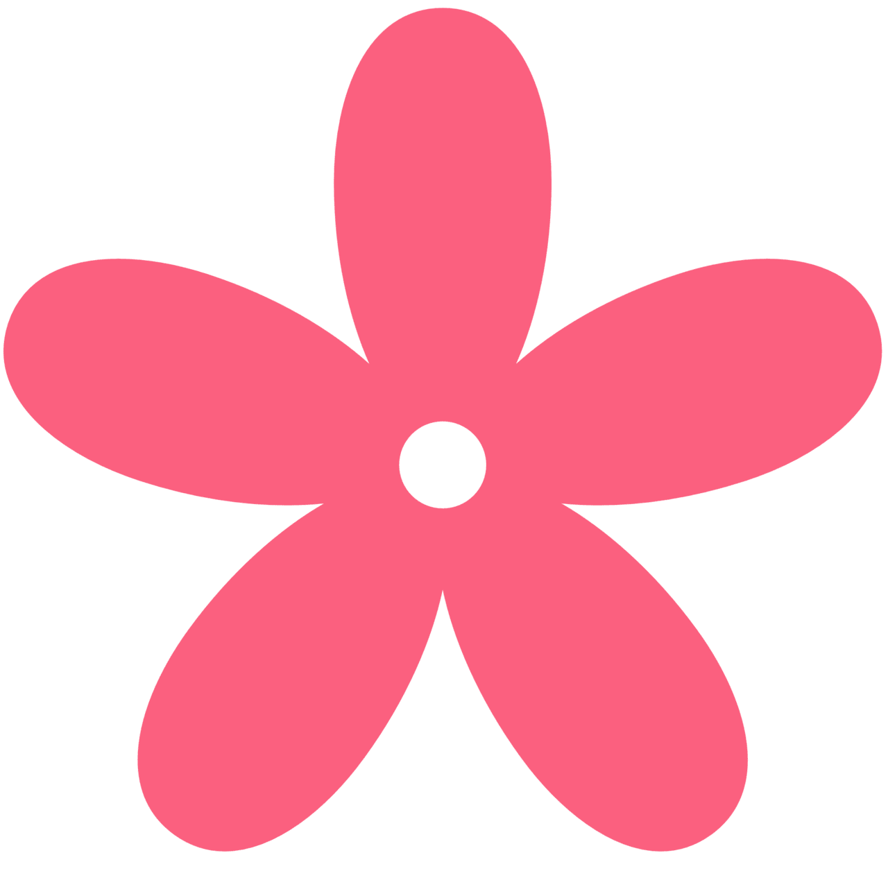 Floral pink clipart flower free