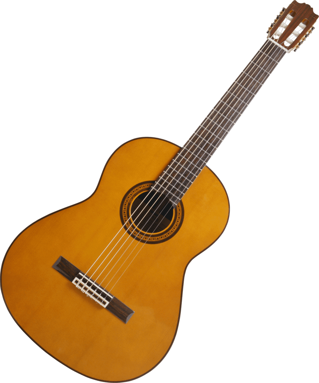 Acoustic classic guitar clipart vector