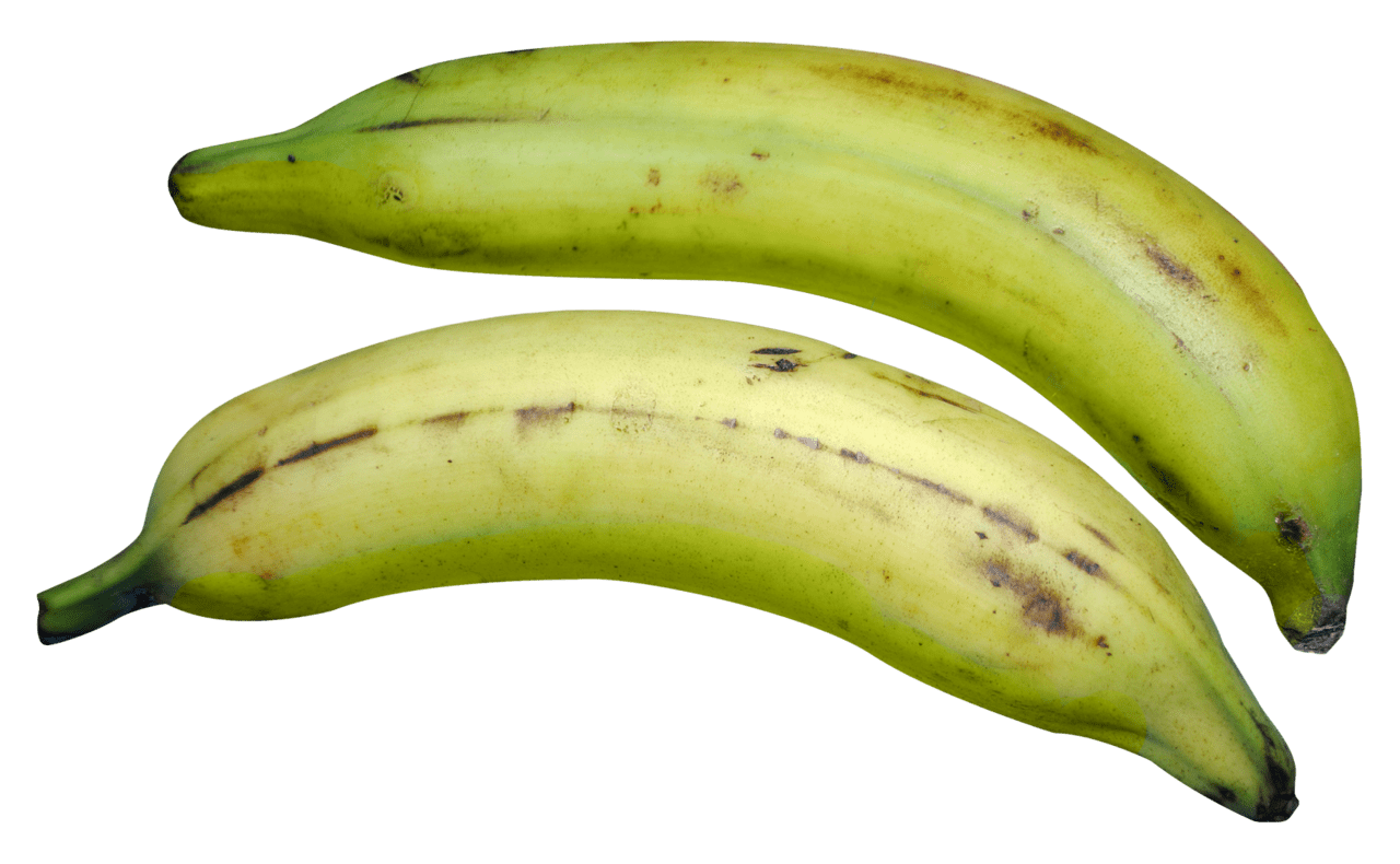 Green banana image for clipart