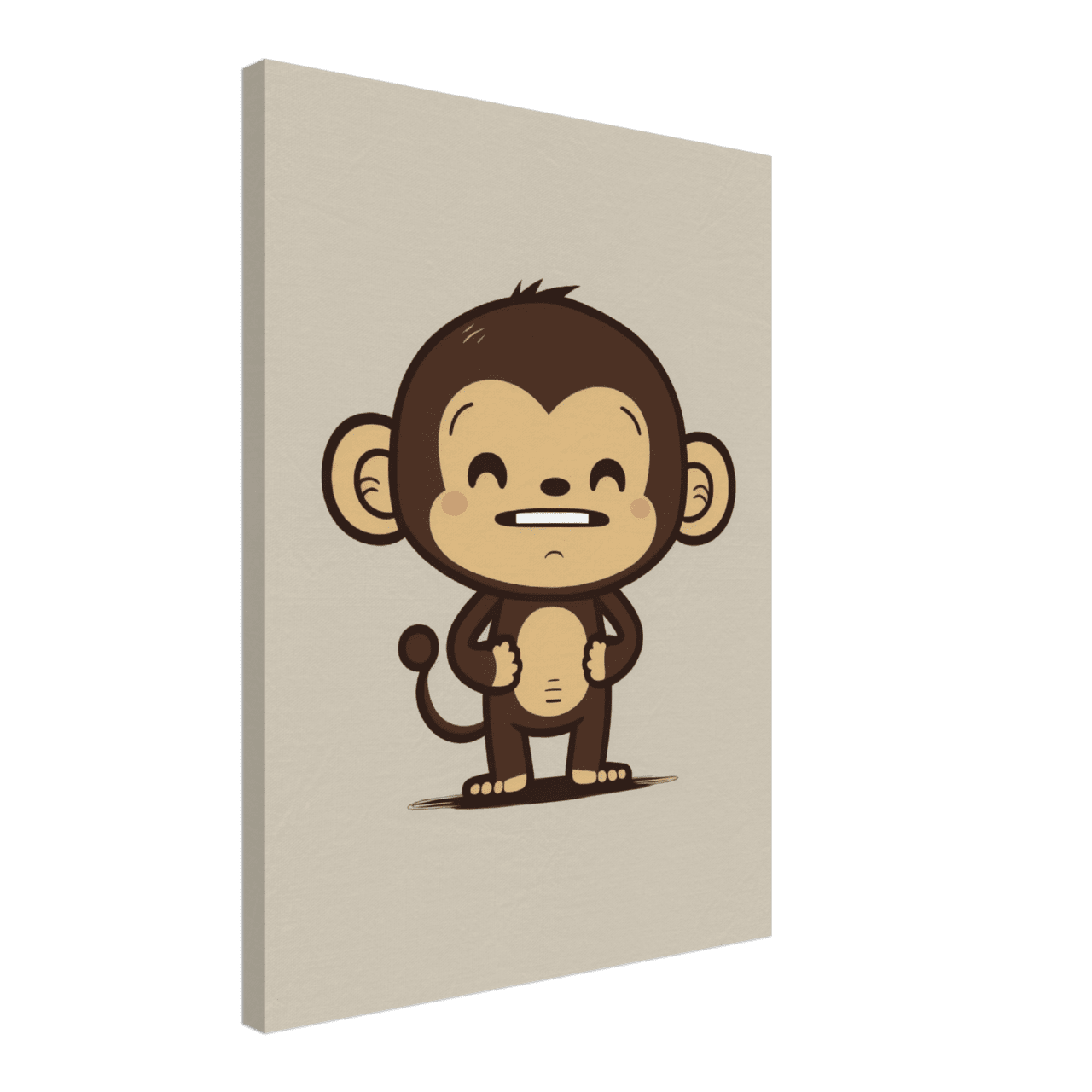 Chibi monkey clipart logo