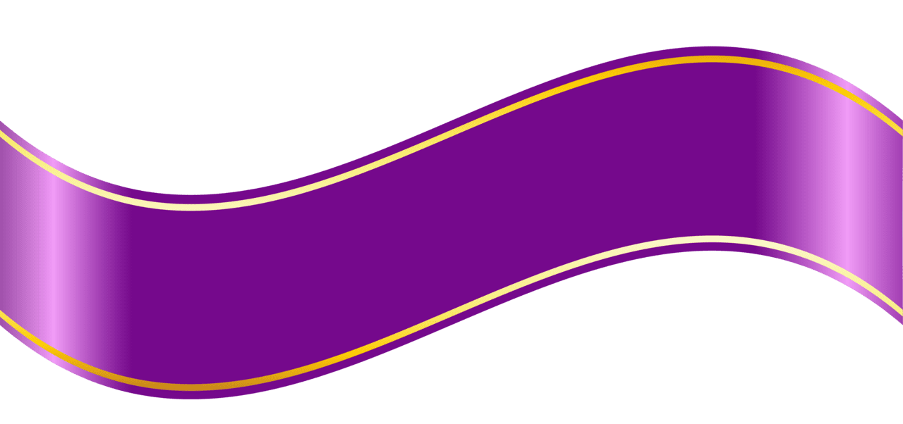 Purple banner clipart photo