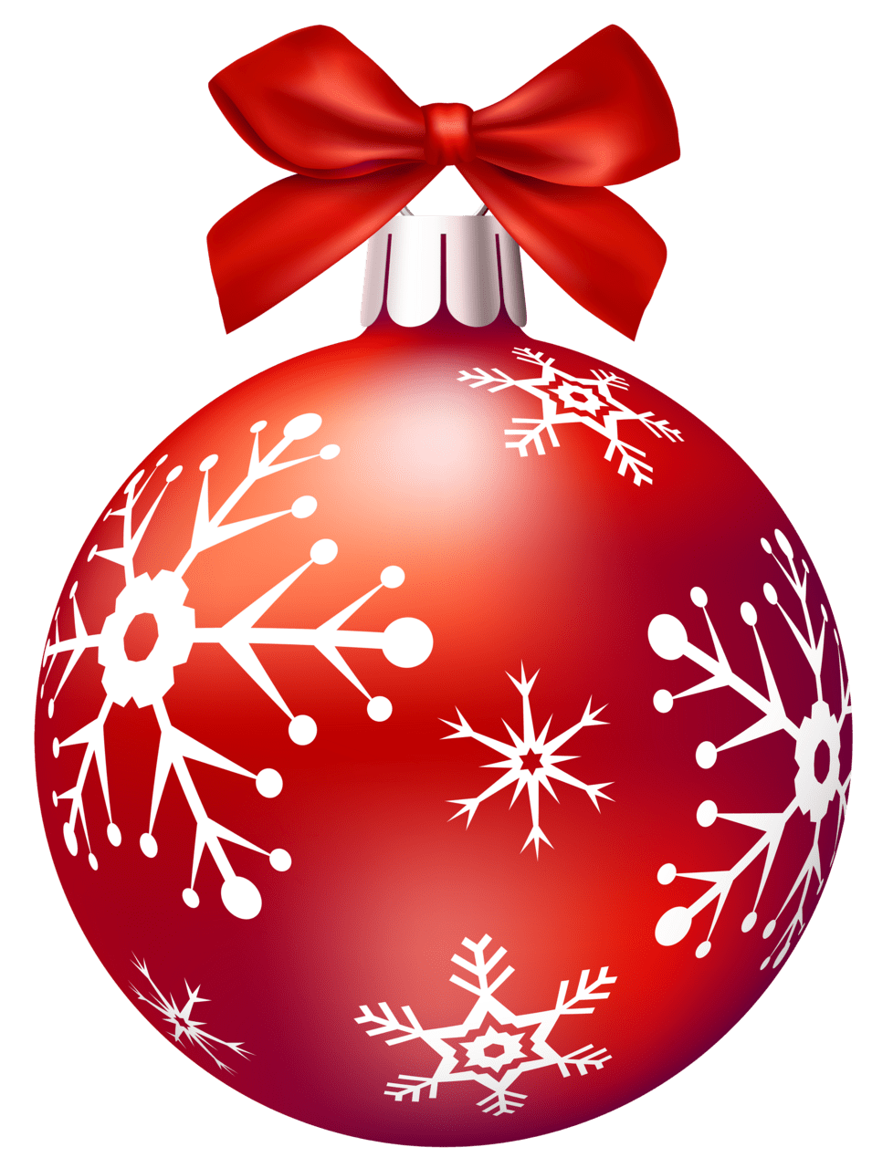 Christmas ornament red balls clipart best background