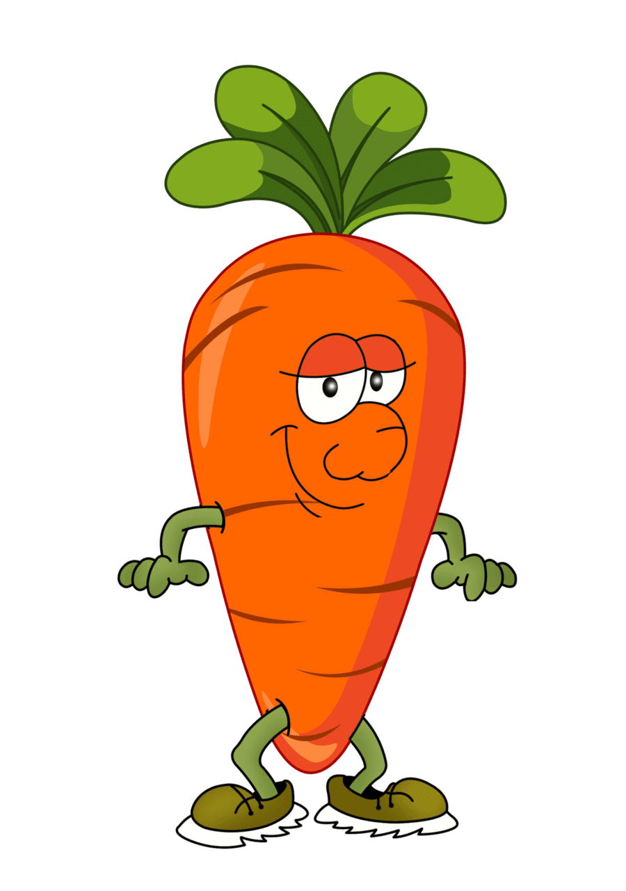 Carrot pin page clipart free