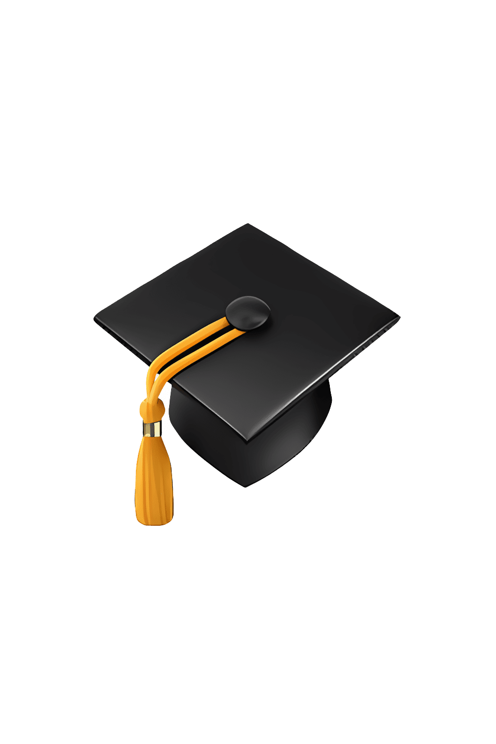 Graduation cap emoji clipart background