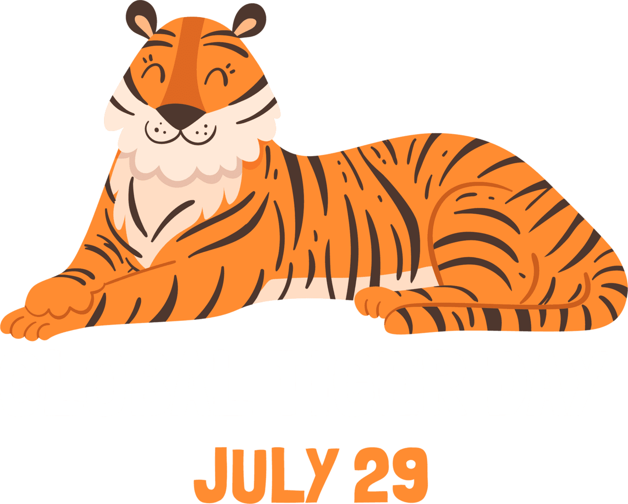 Tiger day clipart photo