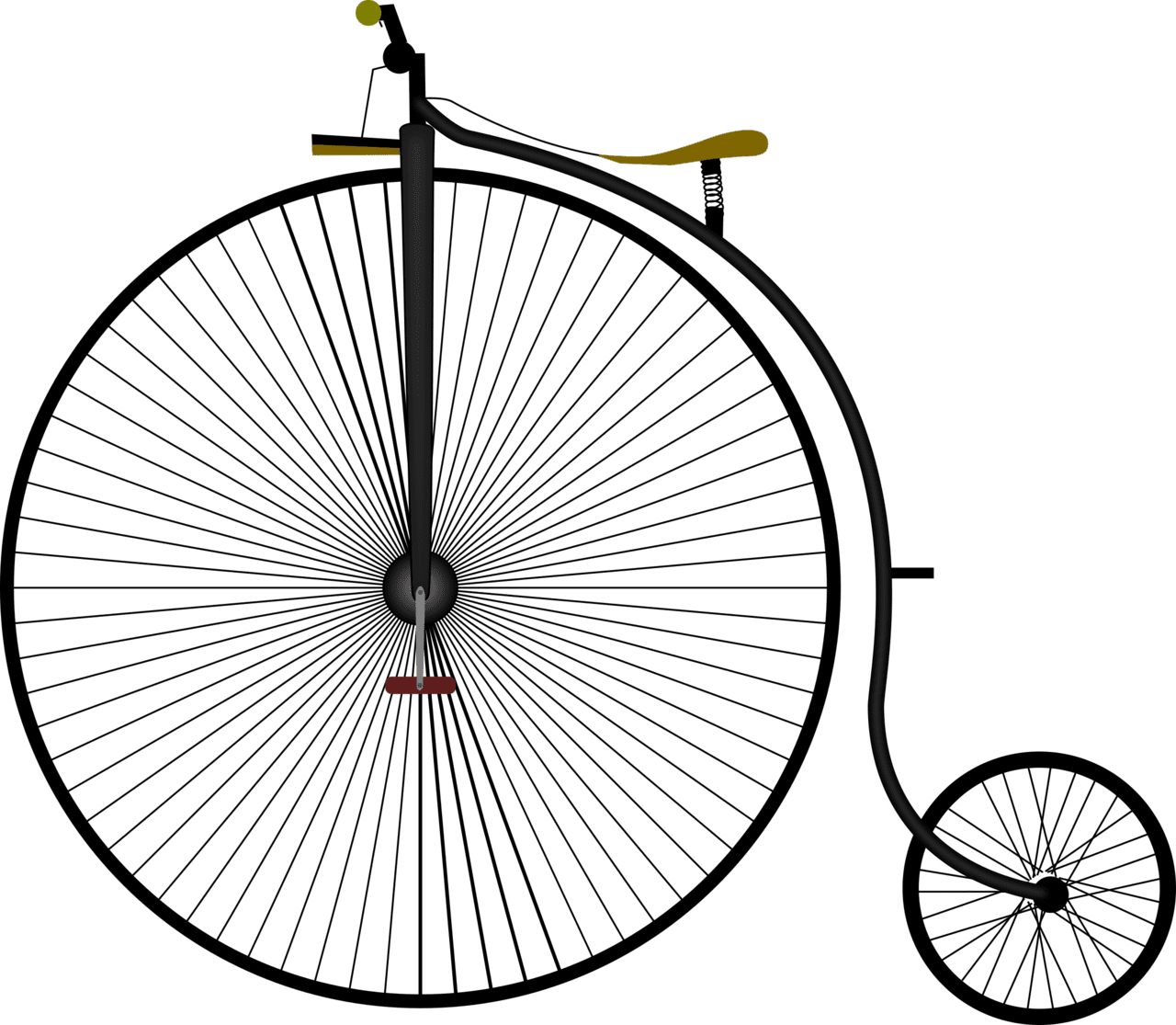 Bicycle penny farthing bike grand bi clipart logo