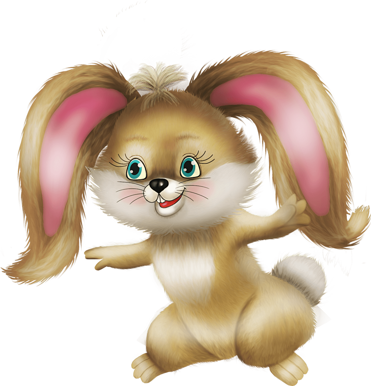 Easter bunny by reg gie ke cute clipart vector